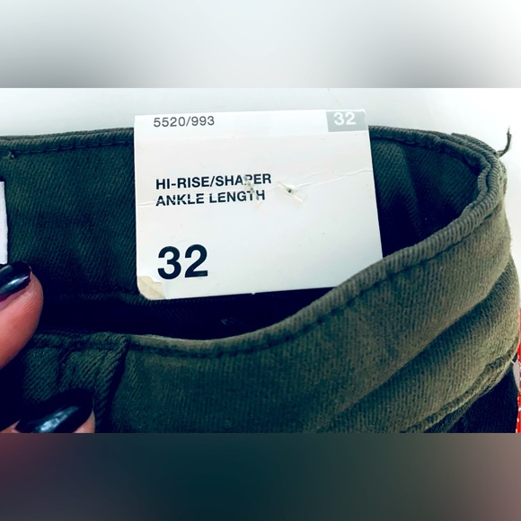 Zara olive green skinny jean - Picture 5 of 5